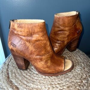 Bed Stu Onset Cobbler Series Peep Toe Bootie